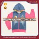 2016 New plain hoodies 100% polyester hoodies little girl clothes