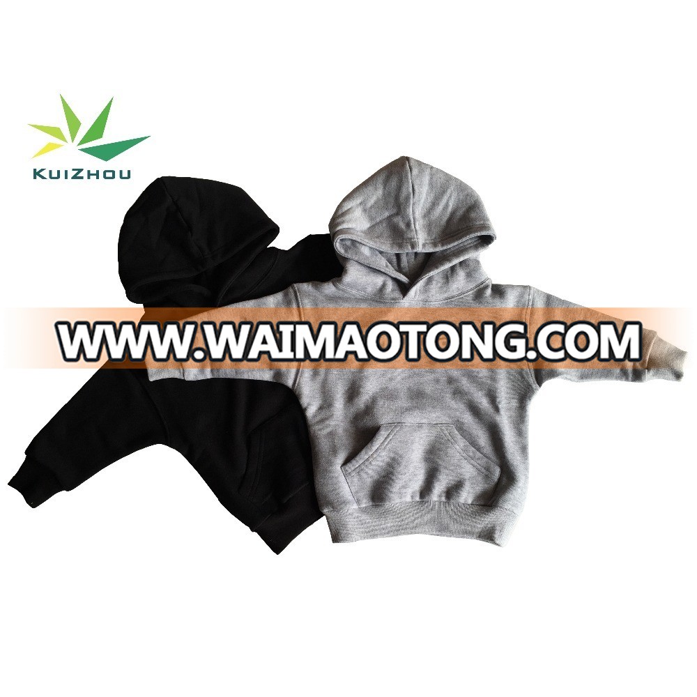 Good Quality Classic Cotton Plain Color Children's Hoodies